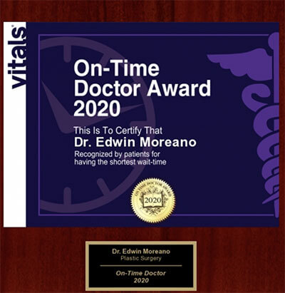 2020 Vitals On-time Award